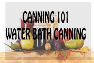 Canning 101: Water Bath Canning How to Guide