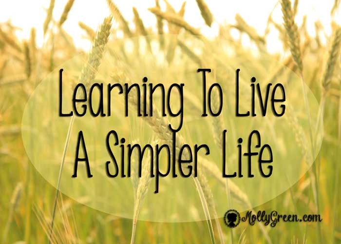 Living a Simple Life and Embracing Simplicity - learning to live a simpler life