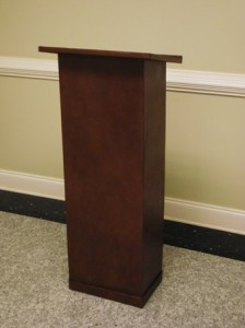 another lectern style with paint