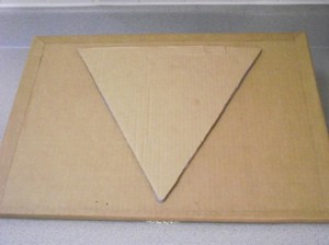 insert triangle in place
