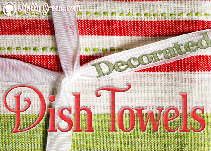 Decorated Dish Towels