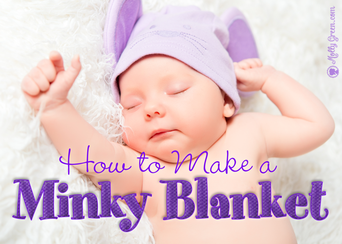 How to Make a Minky Baby Blanket - DIY Tutorial